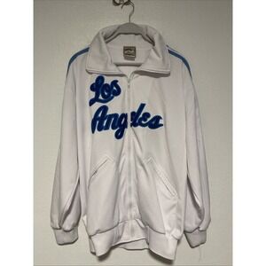 Majestic Hardwood Classics Los Angeles Lakers Throwback Jacket Large
